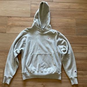 Champion grey hoodie